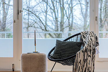 Bogenhausen : spacieux appartement de 3,5 pièces dans un cadre verdoyant et central