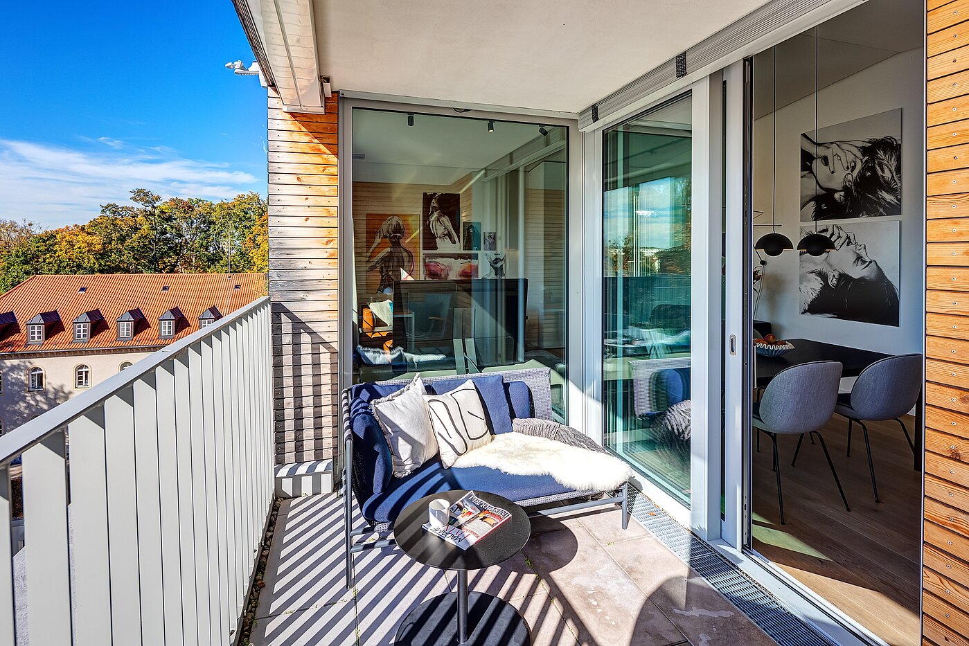 Appartement au dernier étage avec 2 pièces | München-Maxvorstadt | 701661 | ...der Süd-Loggia