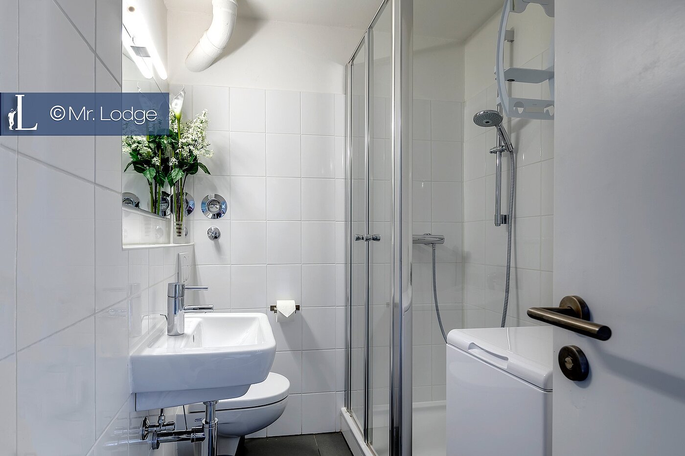 Appartement avec 1 pièce | München-Neuhausen | 1703ML9 | Bad mit Dusche