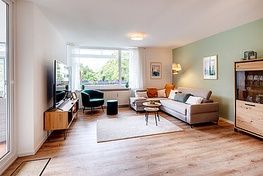 Unterhaching : un appartement moderne de 3 pièces avec une loggia ensoleillée orientée sud qui vous fera craquer