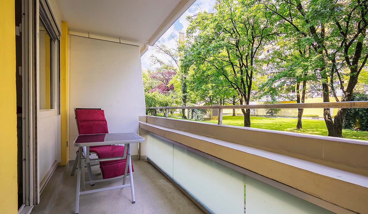 Appartement au rez-de-chaussée avec 1 pièce | München-Nymphenburg | 2203ML1 | Sonniger Westbalkon...