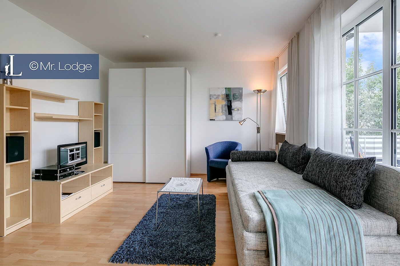 Appartement avec 1 pièce | München-Untermenzing | 1802ML1 | Großer Wohn- Schlafbereich