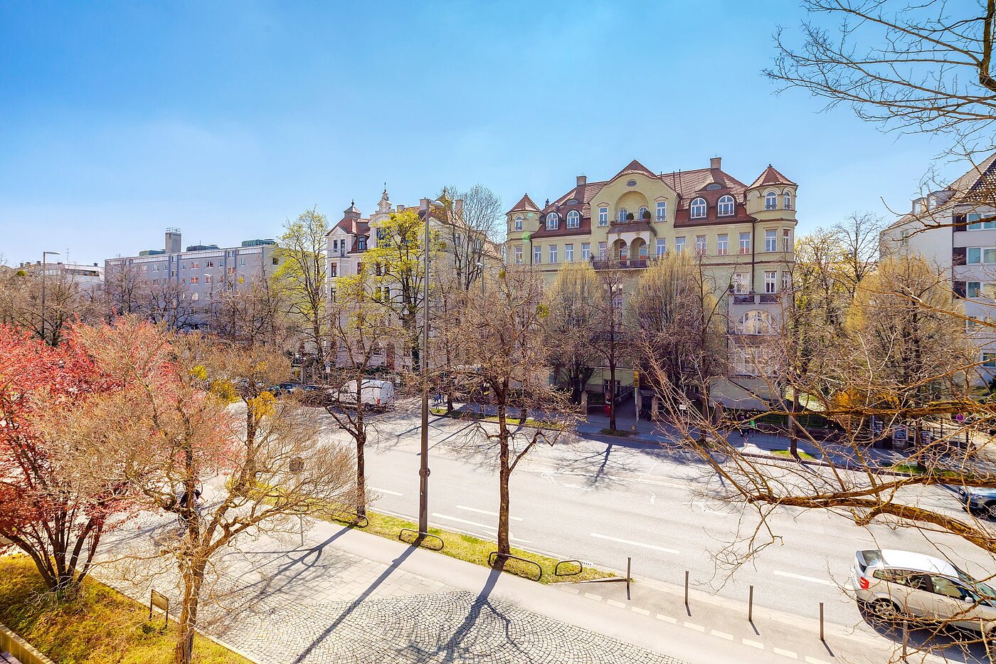 Appartement avec 2 pièces | München-Neuhausen | 2003ML5 | Blick auf die Nymphenburger