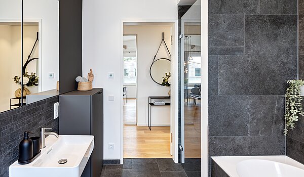 Appartement avec 2 pièces | 70134 | ...und Badewanne