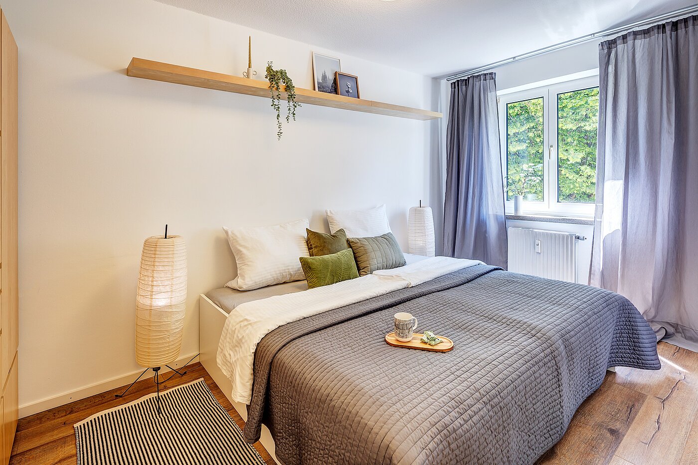 Appartement avec 2.5 pièces | München-Berg am Laim | 70030 | Schlafzimmer mit...