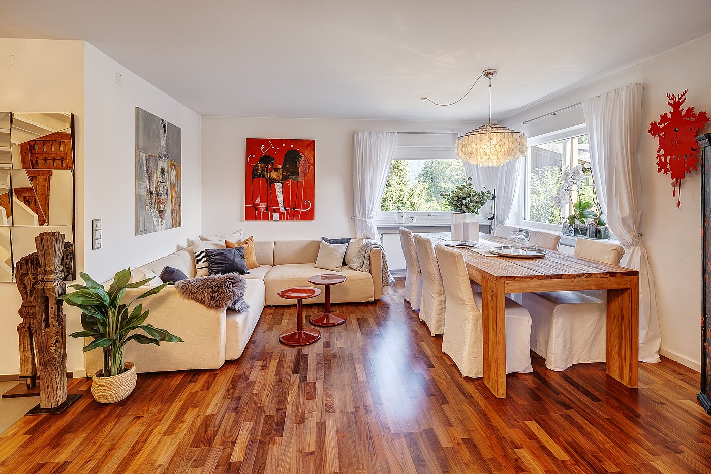 Maison d'angle mitoyenne avec 3 pièces | Kreuth | 70037 | Heller Wohn- und Essbereich...