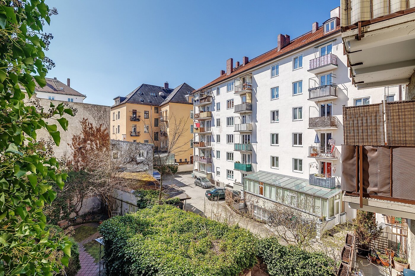 Appartement avec 2 pièces | München-Untergiesing | 2003ML12 | Ausblick zum ruhigen Innenhof