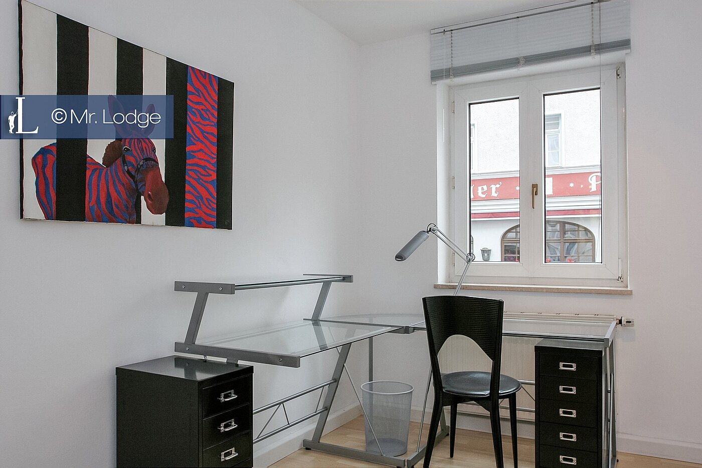 Appartement avec 2 pièces | München-Isarvorstadt | 1709ML2 | Schreibtisch, Schlafzimmer