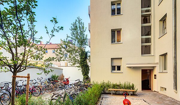 Appartement avec 2 pièces | München-Maxvorstadt | 70398 | Ruhiger Innenhof