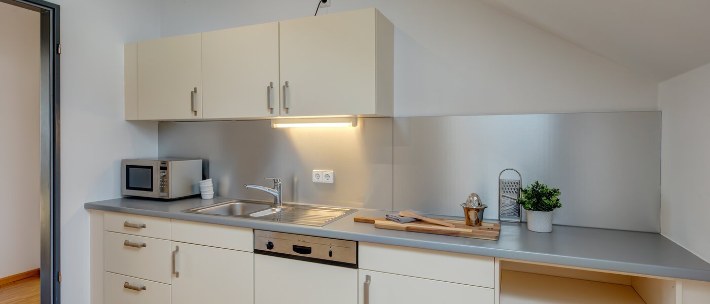 appartement avec terrasse sur le toit München Maxvorstadt - Museumsviertel 03 cuisine 1