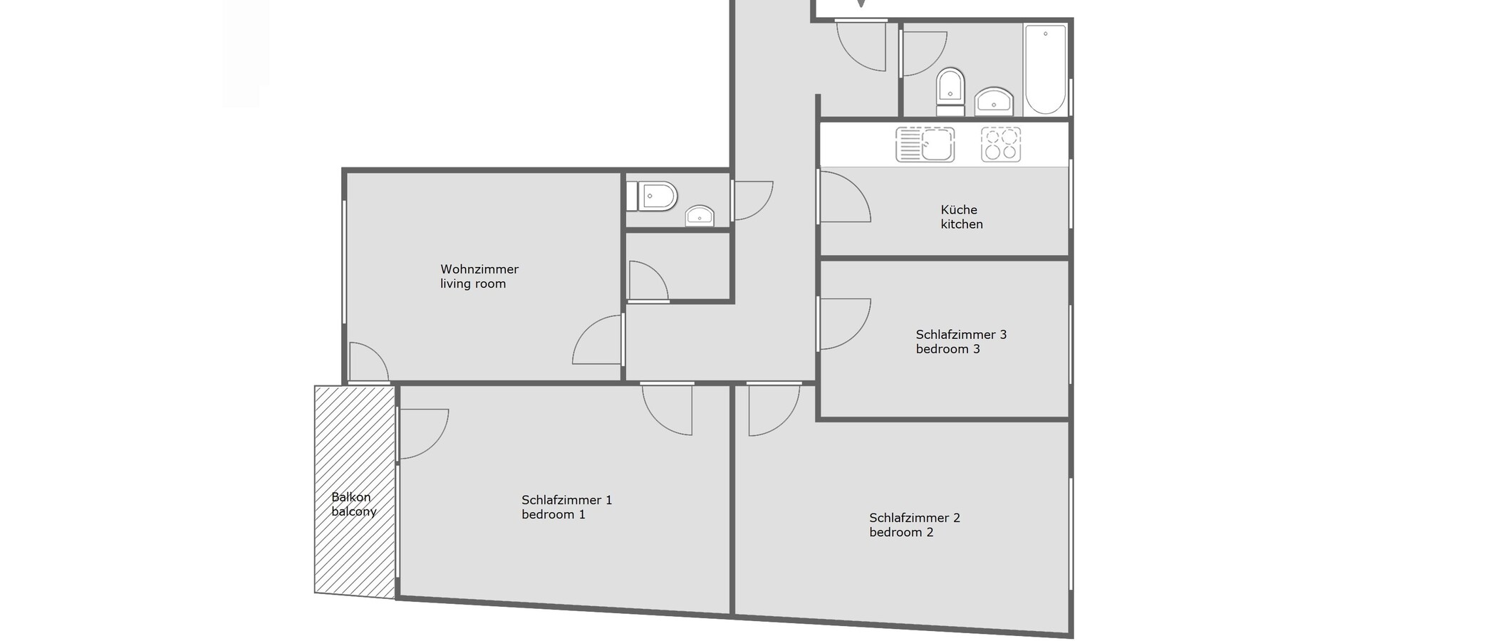 appartement München Neuhausen 01 plan d'étage 10004