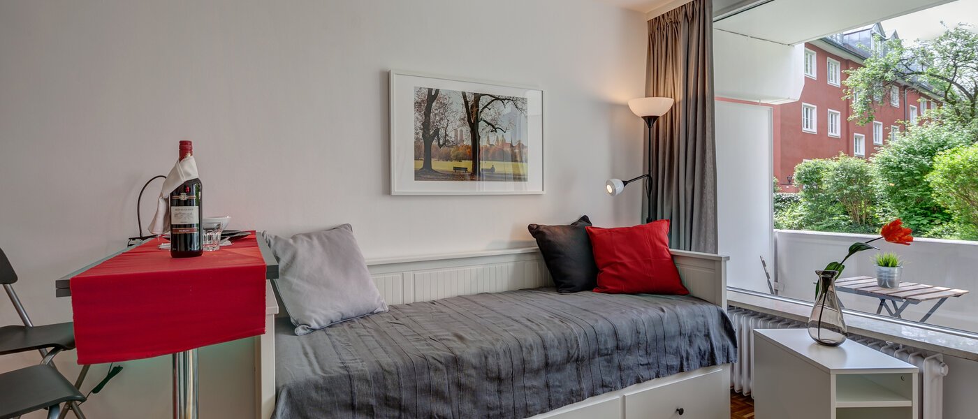 studio München Schwabing-Nord (zw. Leopoldstraße & Englischen Garten) 01 chambres 10010