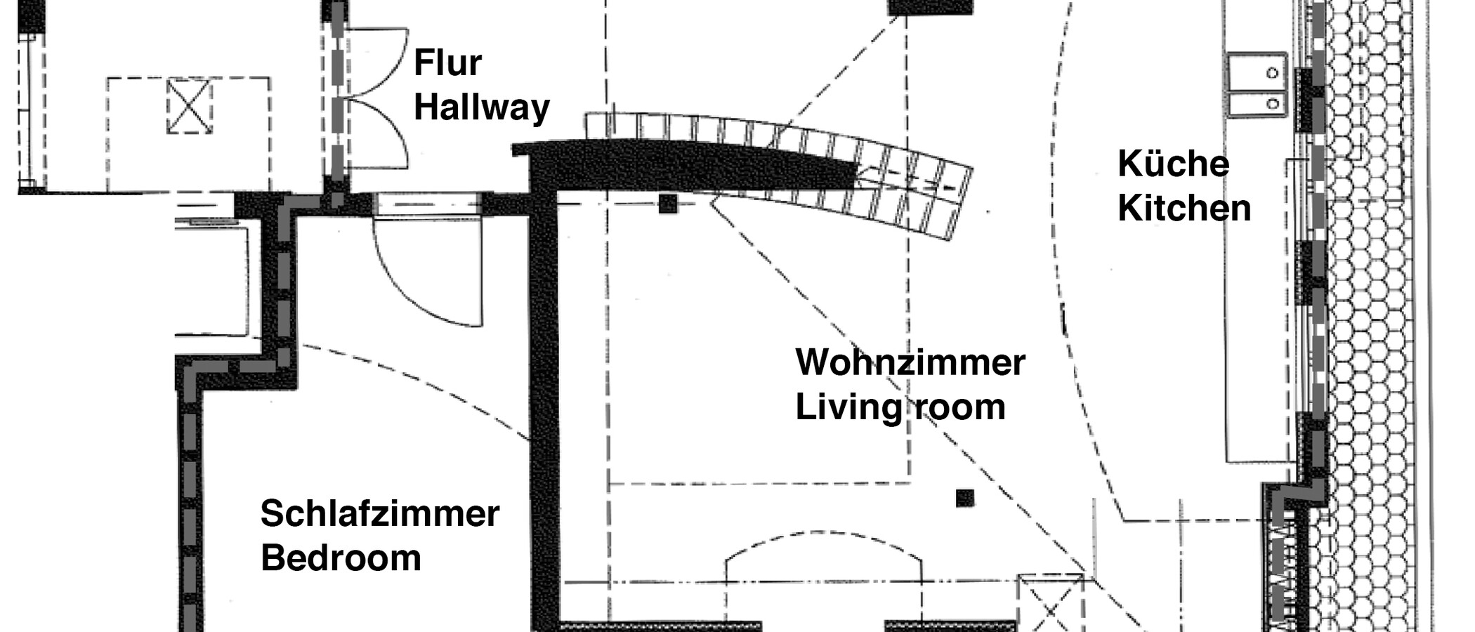 appartement avec mezzanine München Schwabing (rechts der Leopoldstraße) 01 plan d'étage 10012