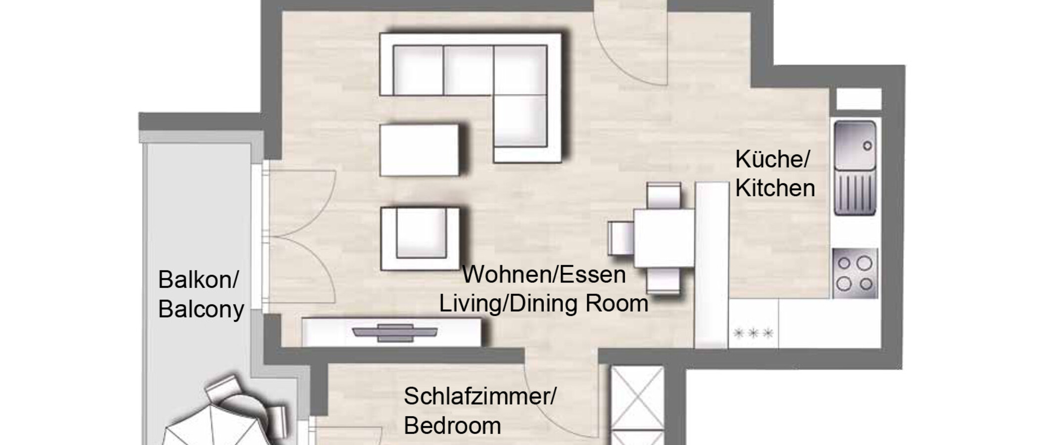appartement München Moosach 01 plan d'étage 10026