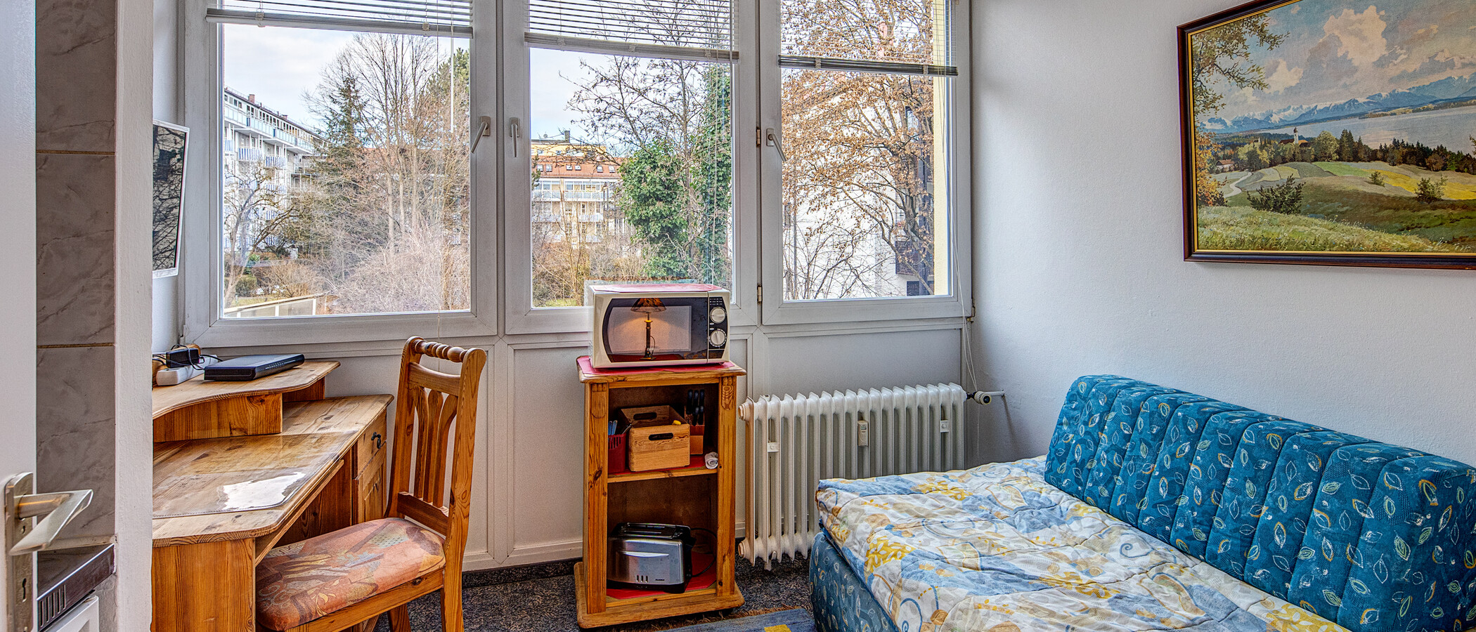 studio München Ramersdorf 01 pièce à vivre 1004