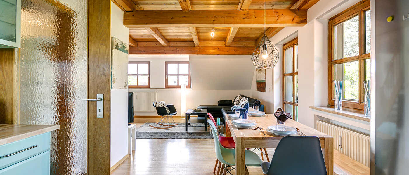 appartement sous les toits München Obermenzing 04 salon 10079