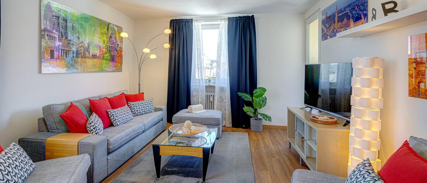 appartement München Lehel 03 pièce à vivre 10088