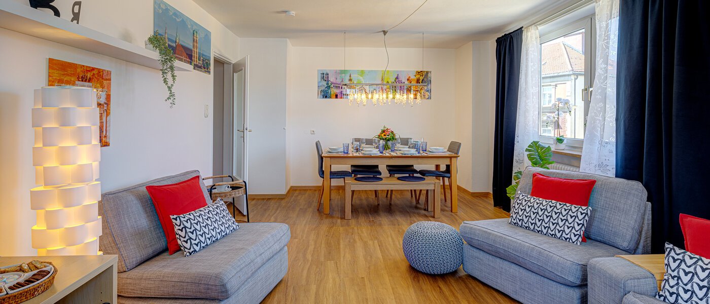 appartement München Lehel 05 pièce à vivre 10088