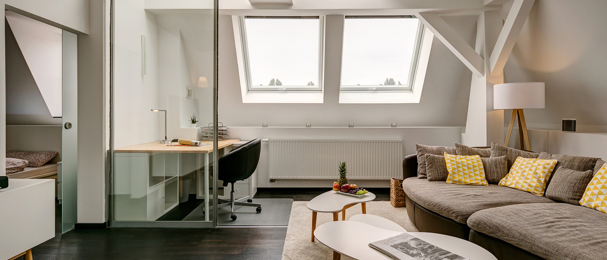 appartement sous les toits München Schlachthofviertel 02 bureau 10128