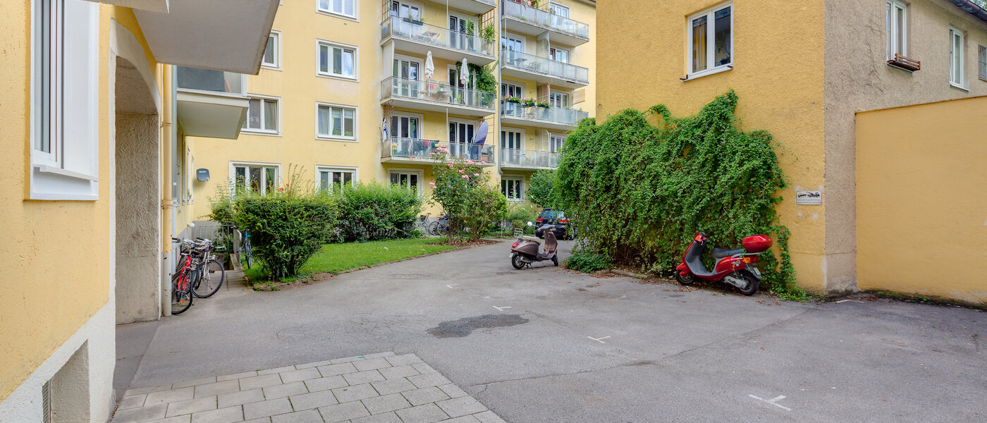 appartement München Maxvorstadt - Universitätsviertel 01 cour intérieure 10155