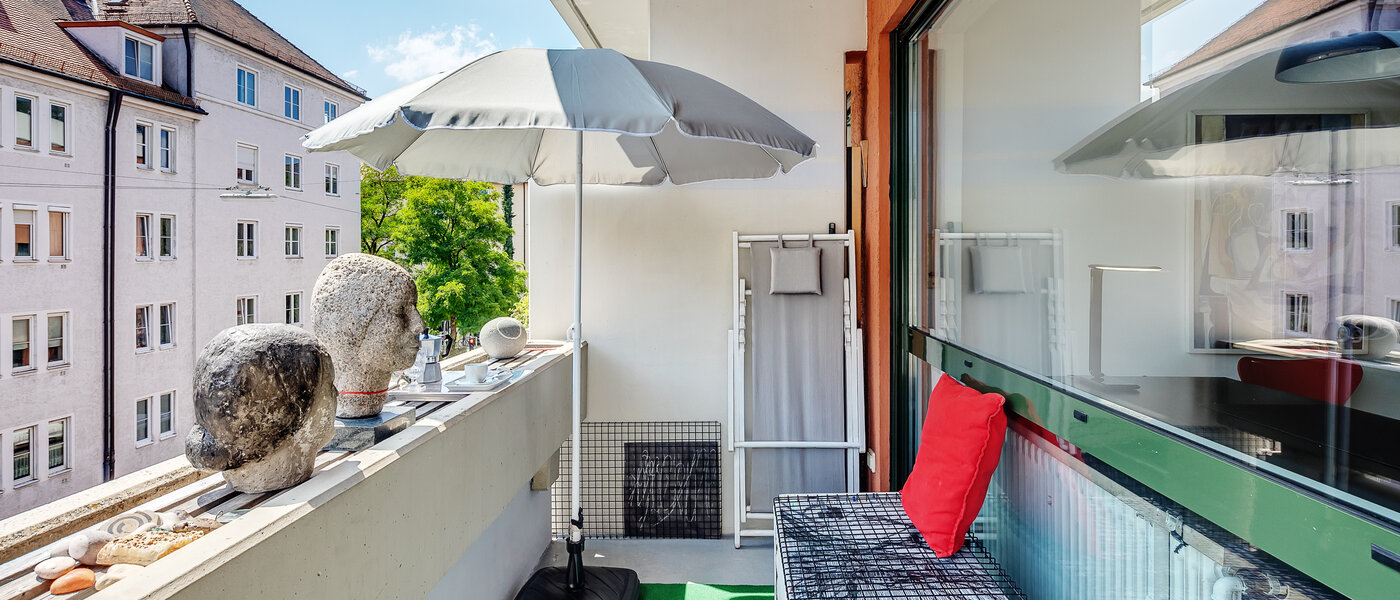 appartement München Schwabing-West (rund um den Hohenzollernplatz) 01 balcon 10175