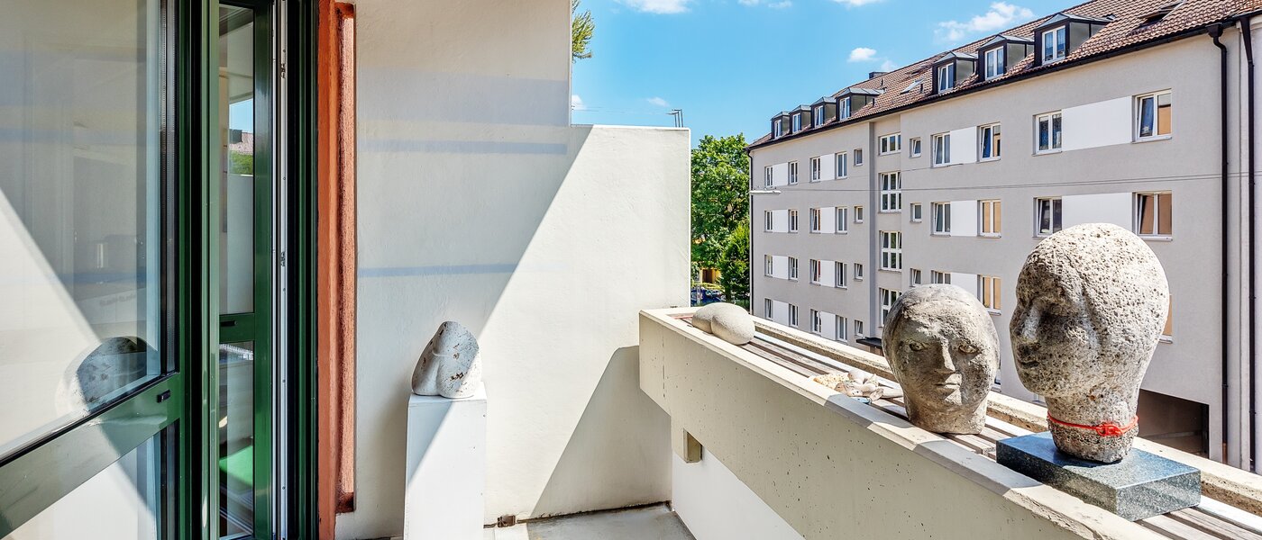 appartement München Schwabing-West (rund um den Hohenzollernplatz) 02 balcon 10175