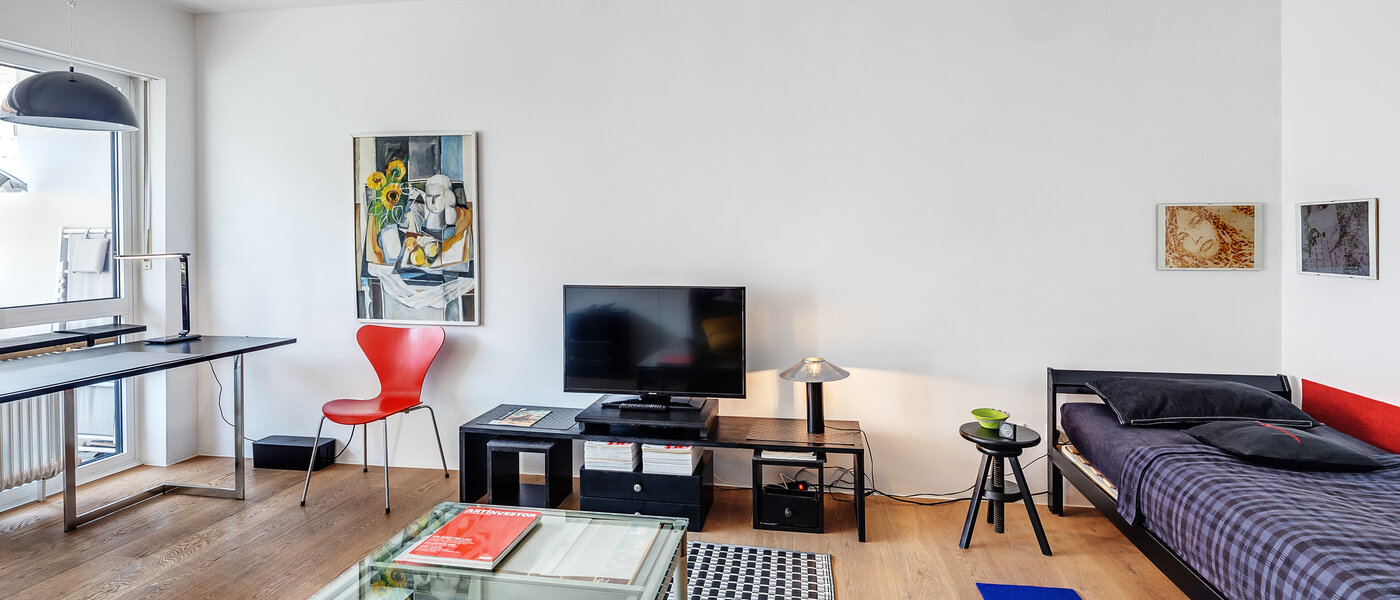 appartement München Schwabing-West (rund um den Hohenzollernplatz) 05 pièce à vivre 10175