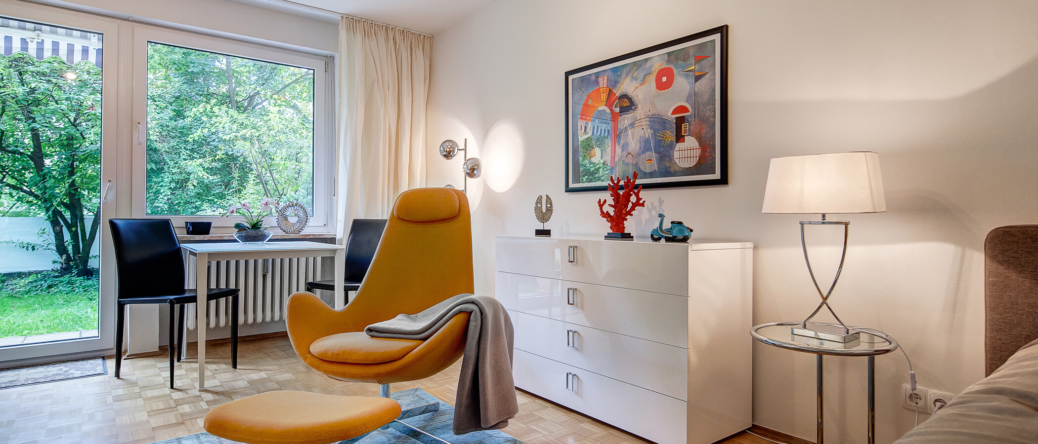appartement München Maxvorstadt - Universitätsviertel 01 salon 10224
