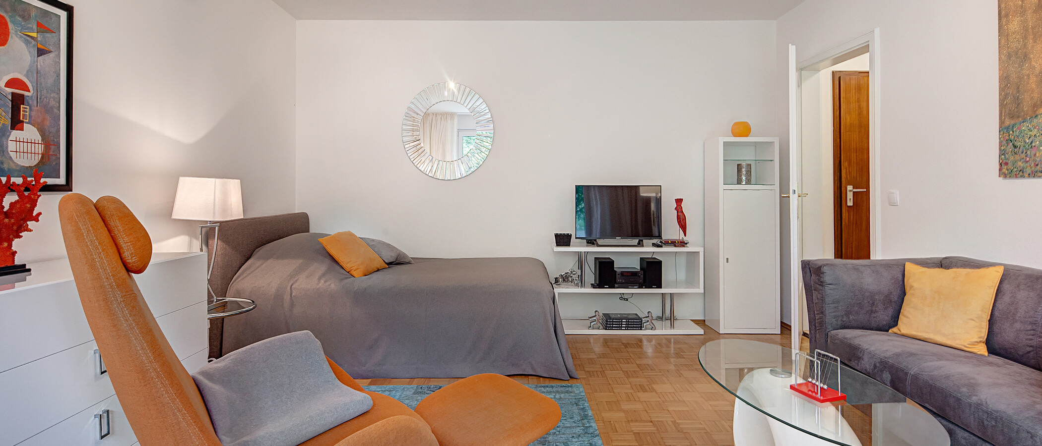 appartement München Maxvorstadt - Universitätsviertel 05 salon 10224