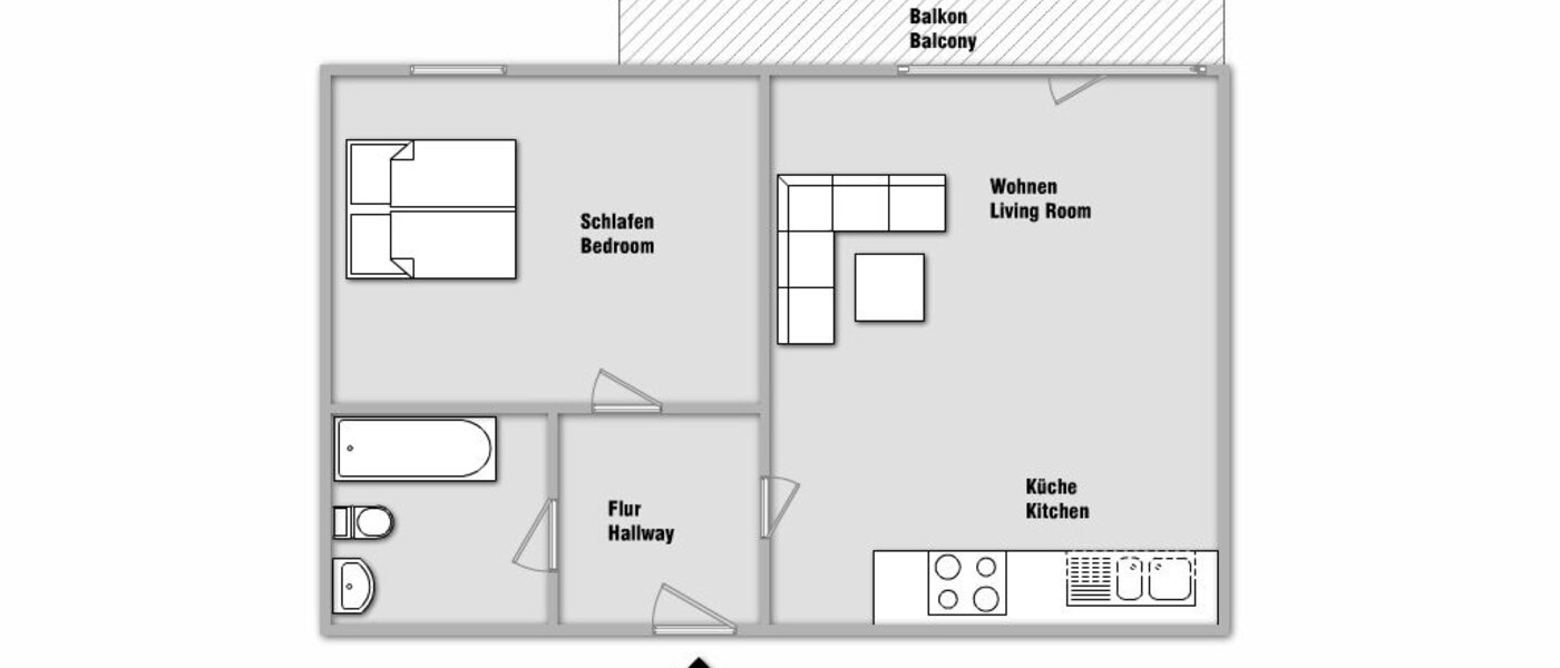 appartement München Untergiesing 01 plan d'étage 10228