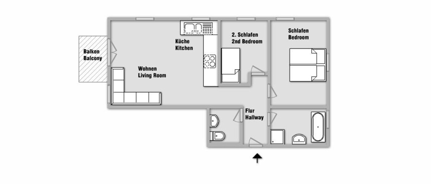 appartement München Obermenzing 01 plan d'étage 10294