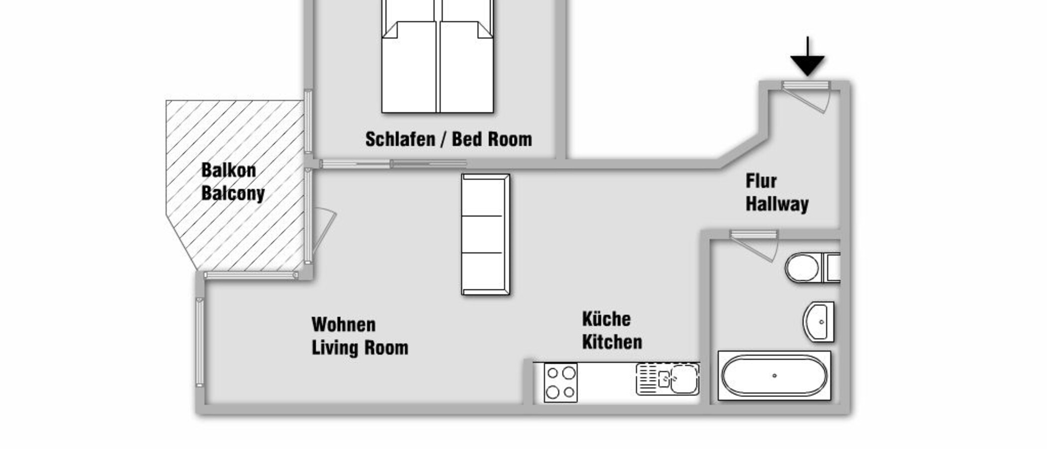 appartement München Ramersdorf 01 plan d'étage 10325
