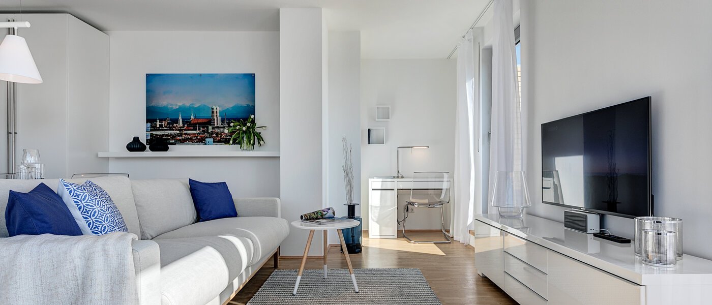 appartement avec terrasse sur le toit München Ramersdorf 03 salon 10340