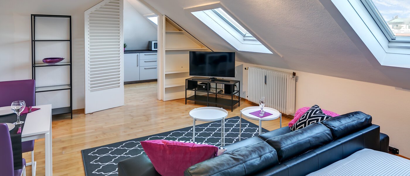 appartement sous les toits München Maxvorstadt - Rund um den Josephplatz 03 salon 10347