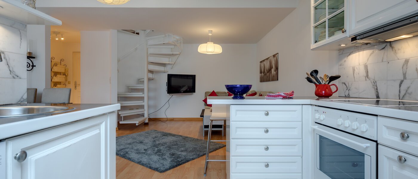 appartement avec mezzanine München Fasangarten 02 cuisine 10367