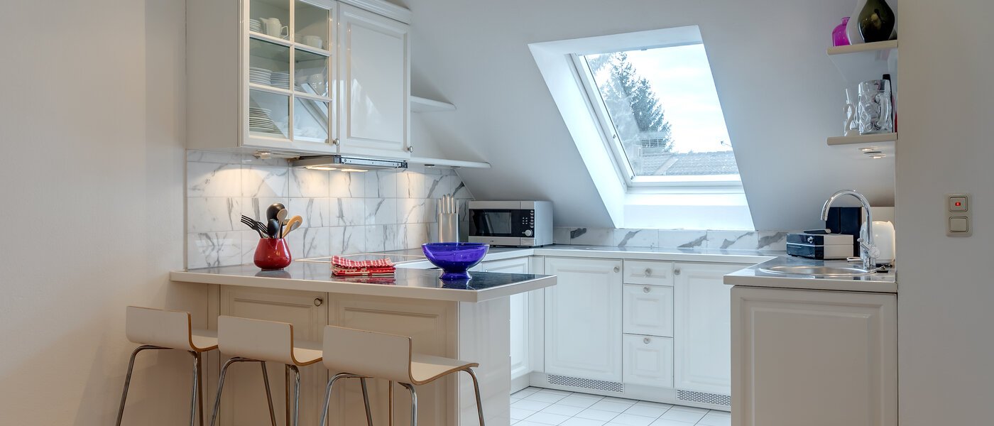 appartement avec mezzanine München Fasangarten 03 cuisine 10367