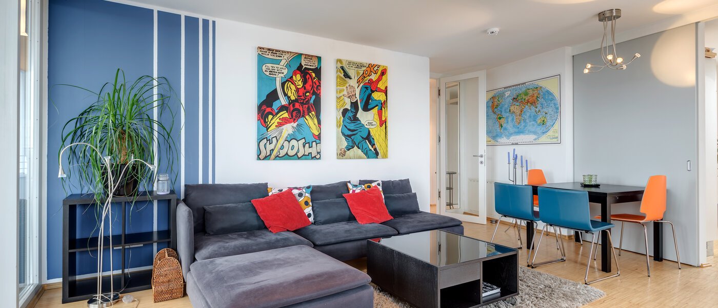 appartement München Obersendling 03 salon 10385