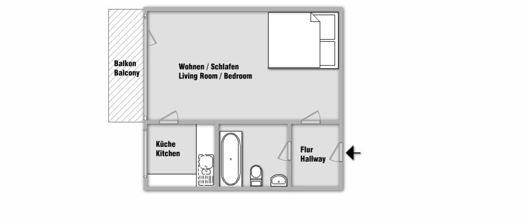 appartement München Laim 01 plan d'étage 10395