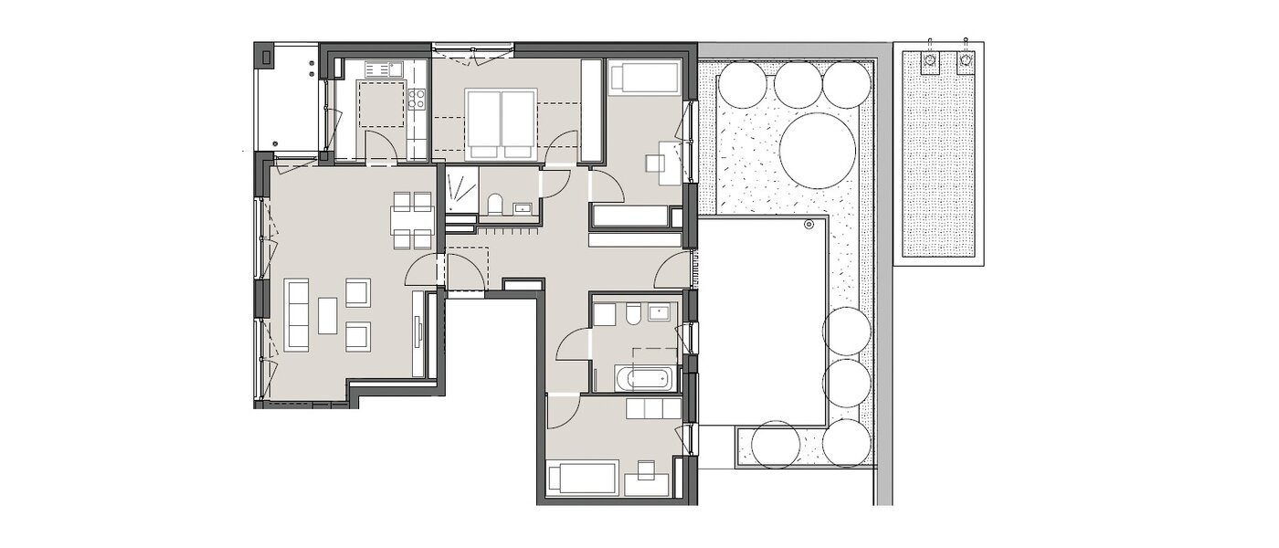 appartement München Am Hart 01 plan d'étage 10406