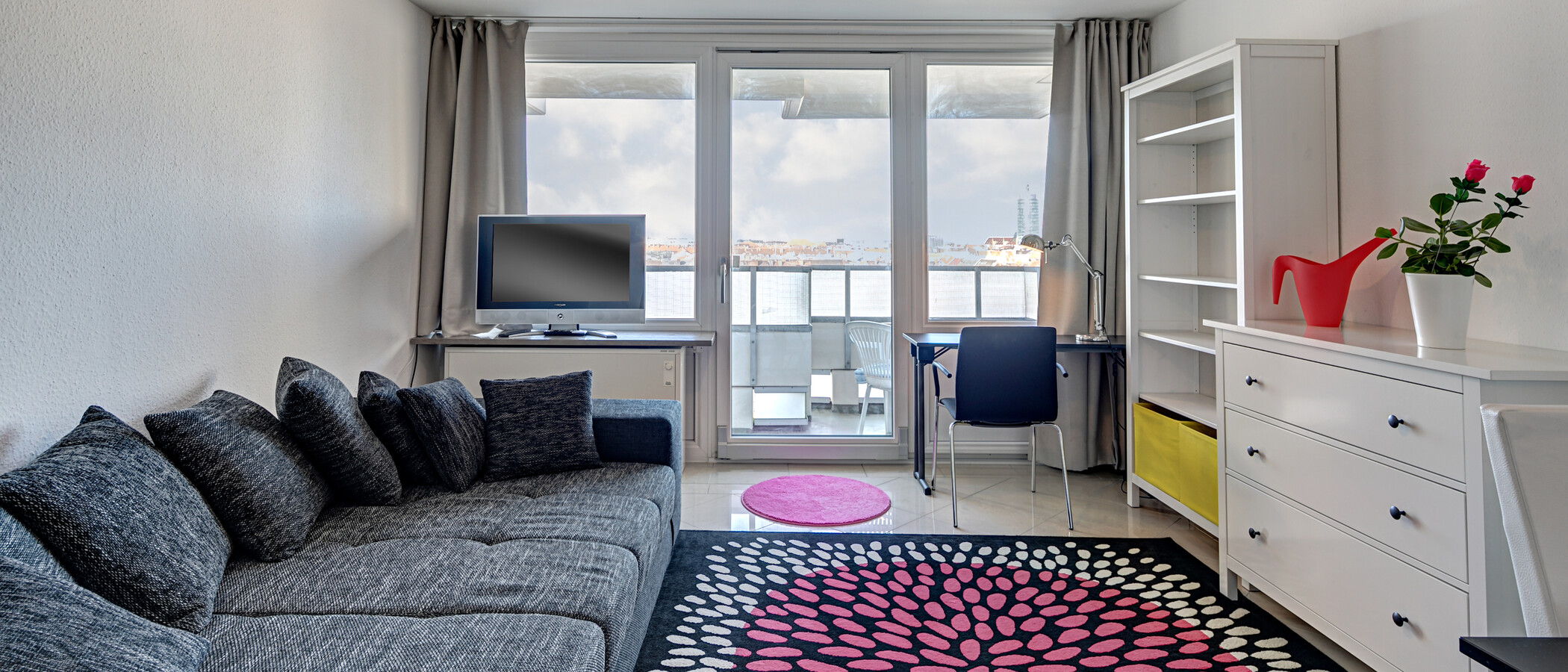 appartement München Schwanthalerhöhe 01 salon 10407