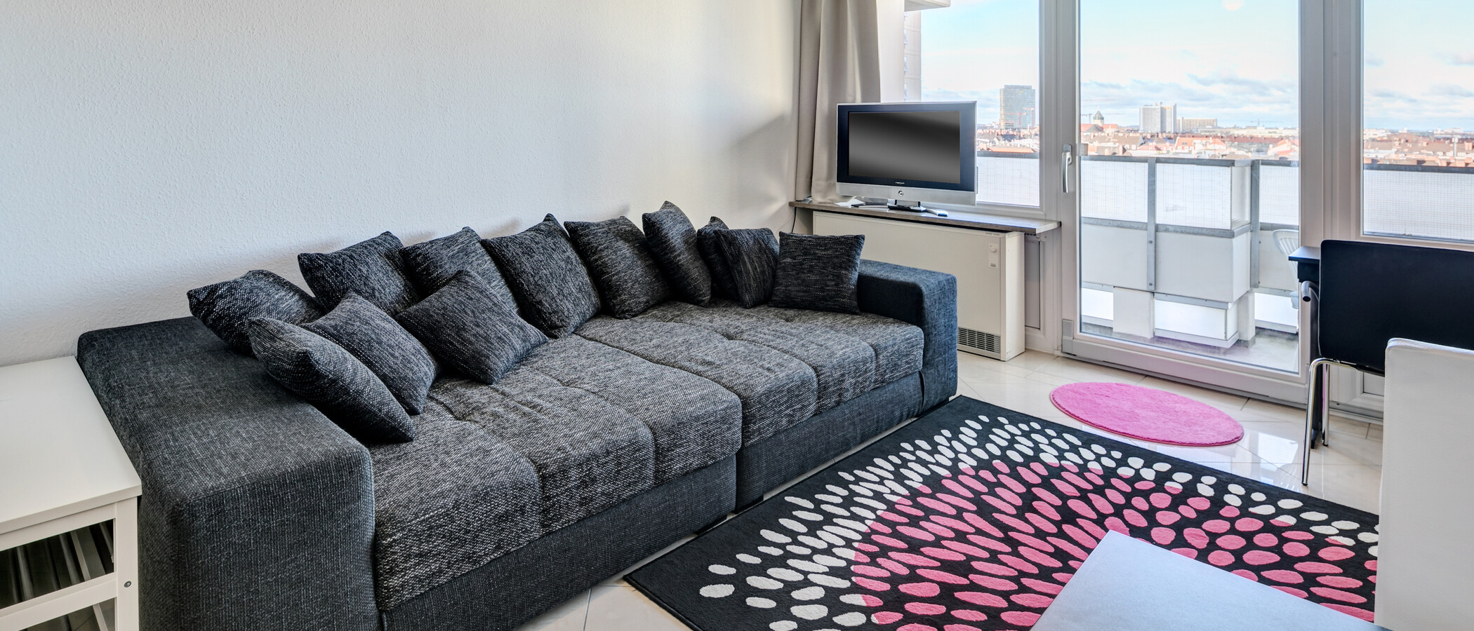 appartement München Schwanthalerhöhe 03 salon 10407