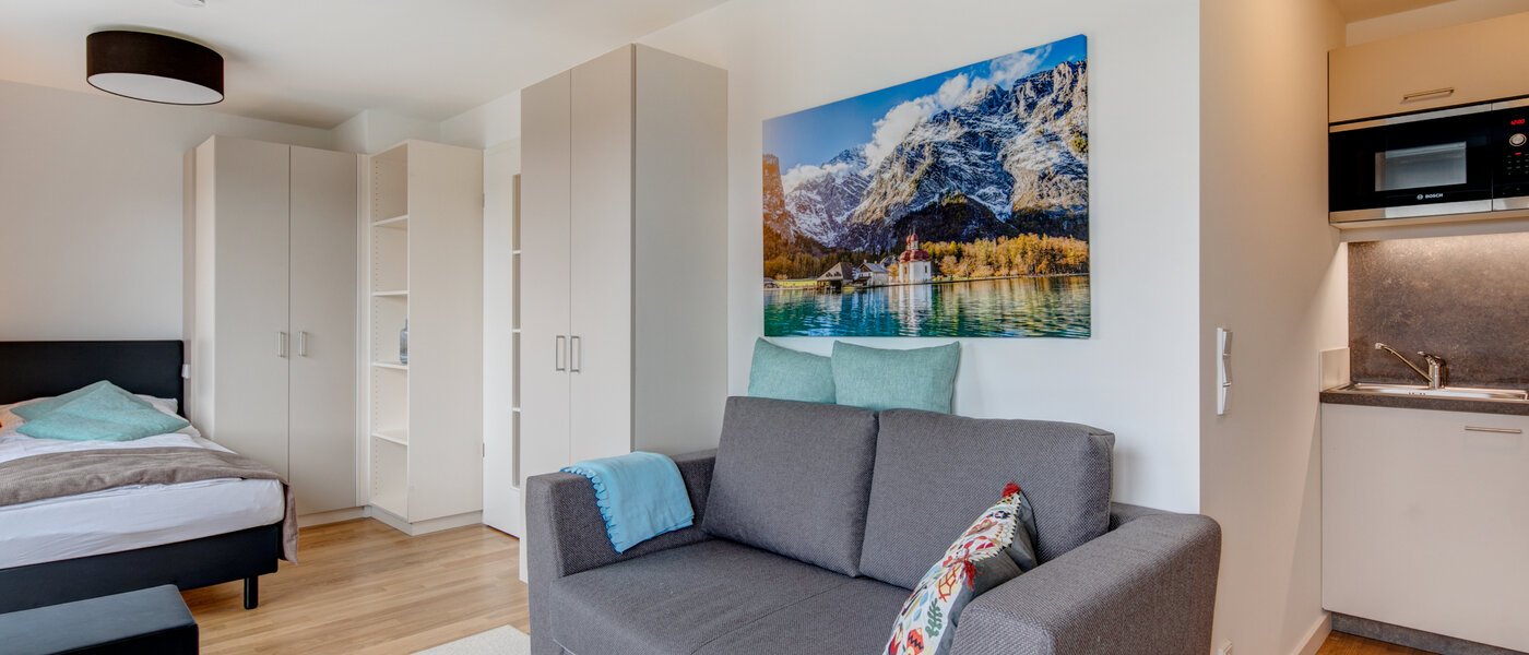 appartement München Am Hart 02 salon 10417