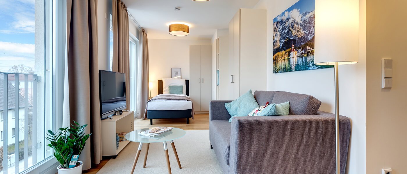 appartement München Am Hart 03 salon 10418