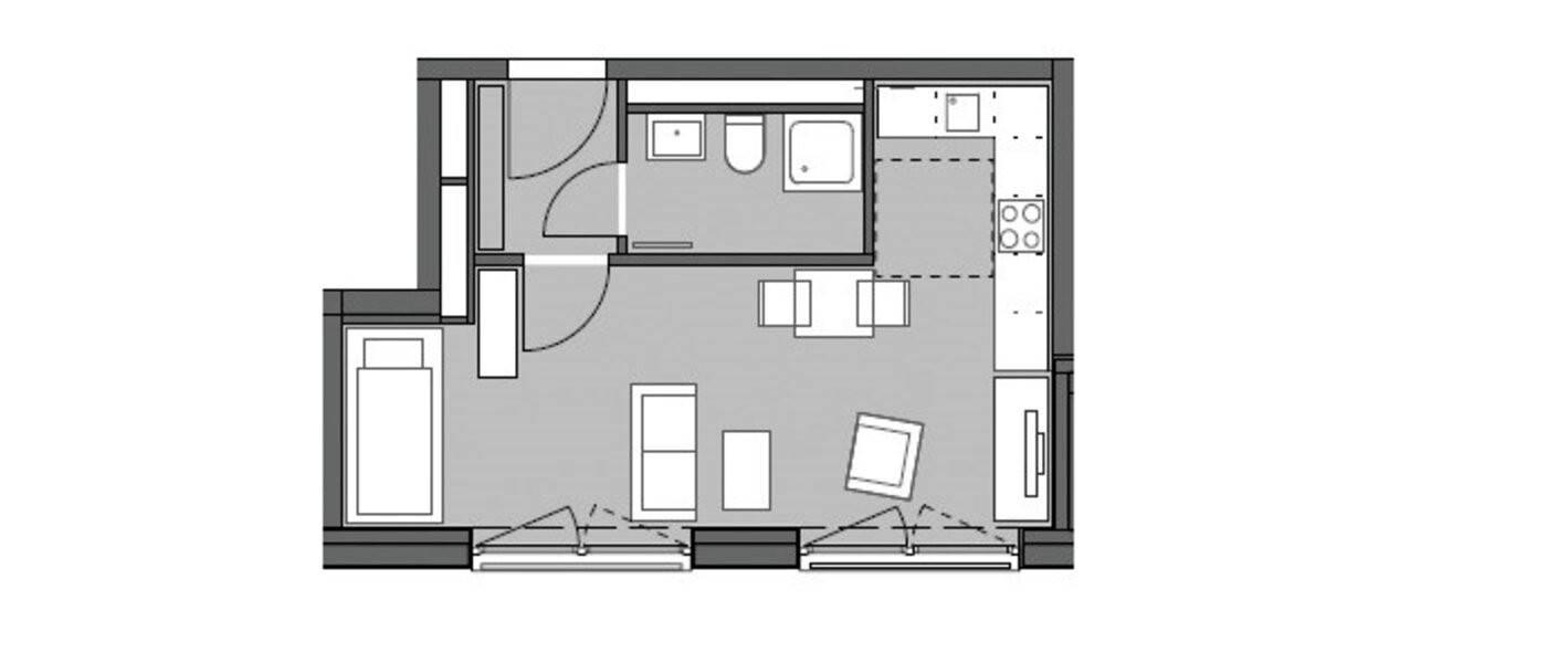 appartement München Am Hart 01 plan d'étage 10418