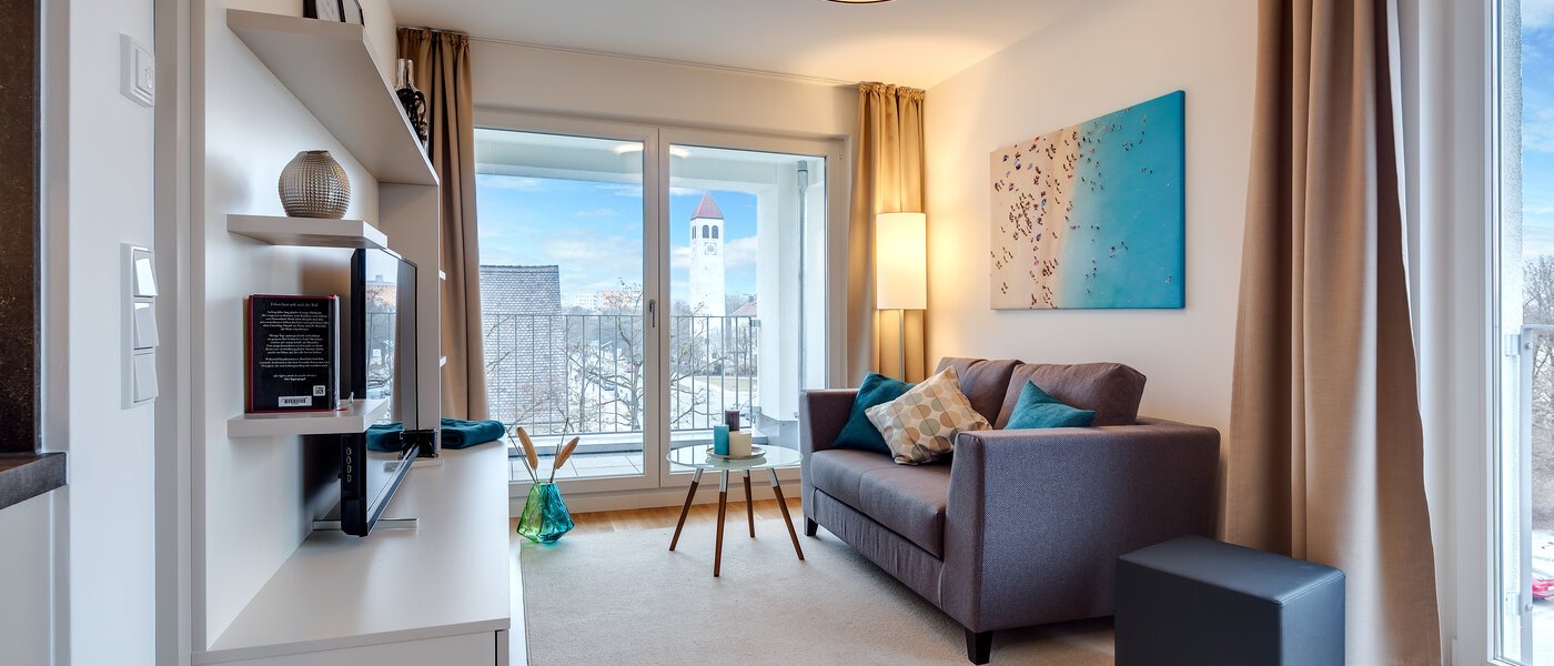 appartement München Am Hart 01 salon 10421