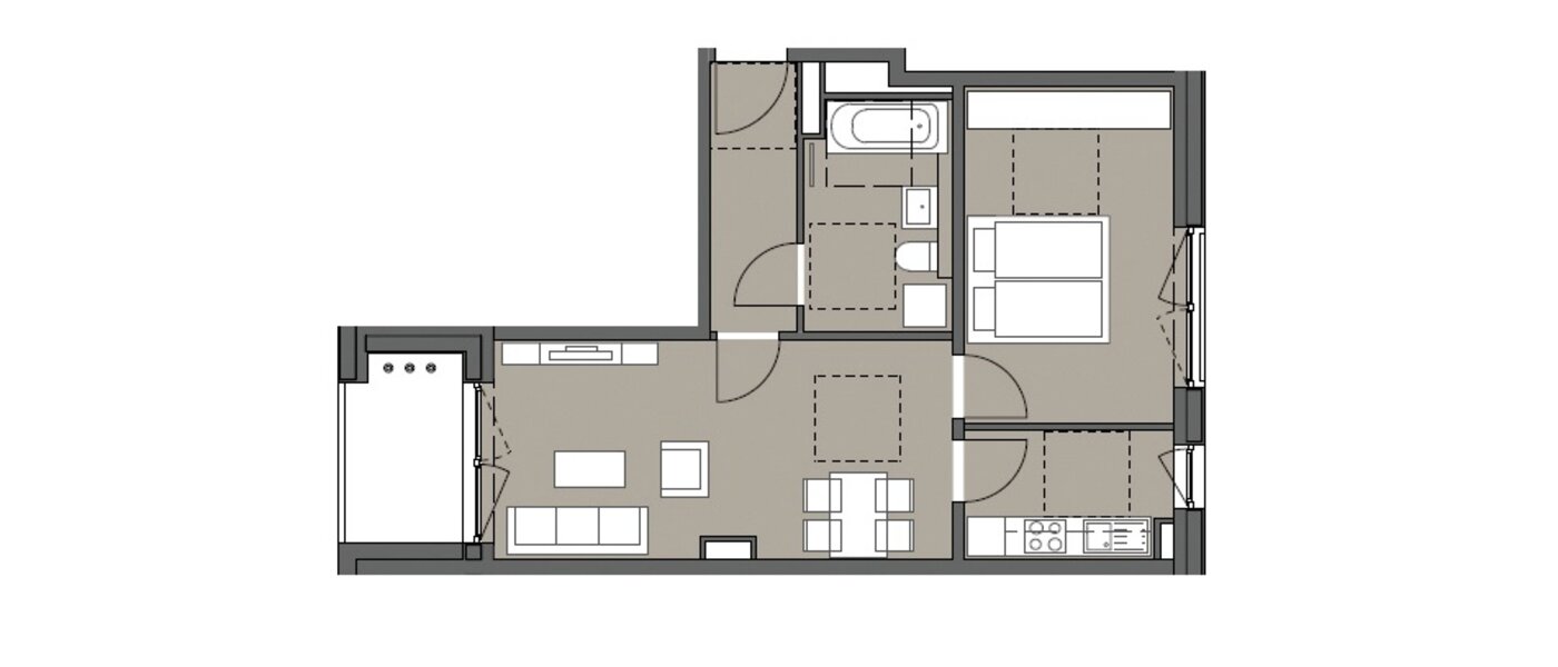 appartement München Am Hart 01 plan d'étage 10423