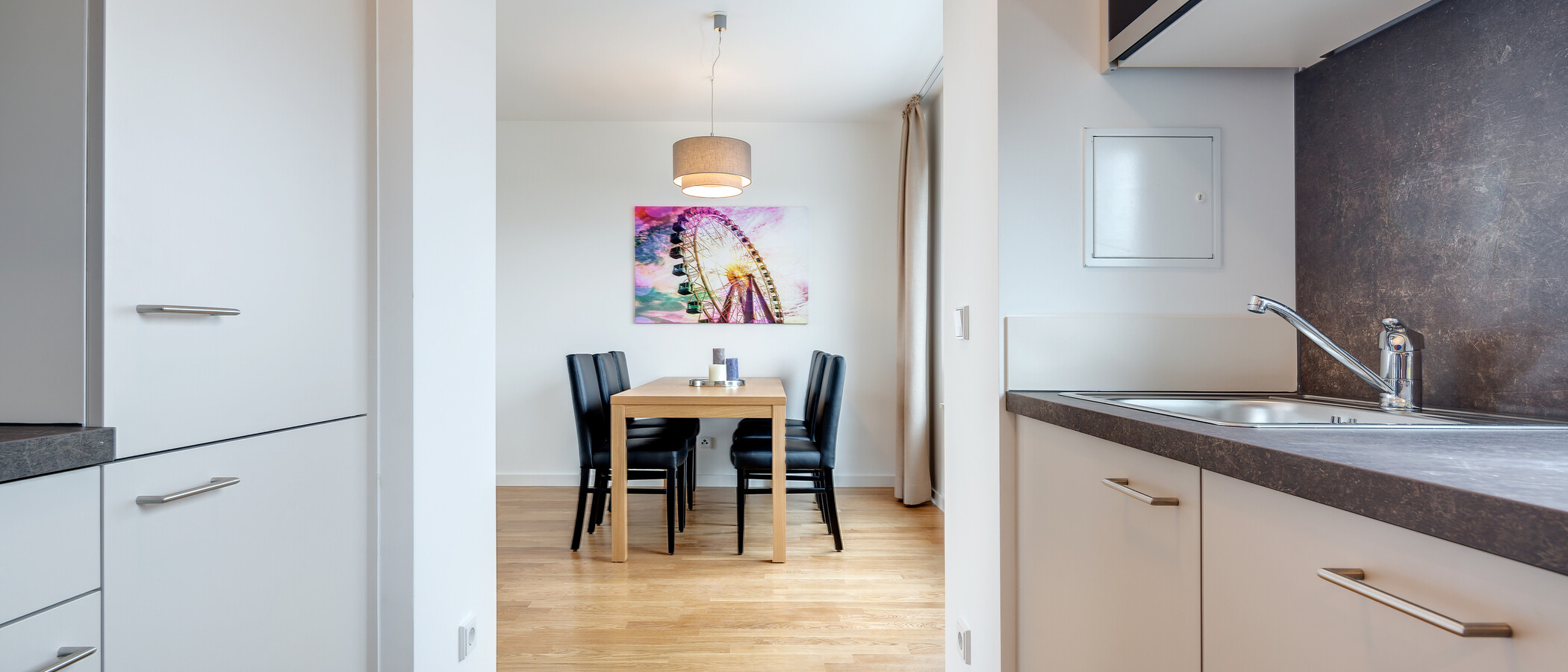 appartement sous les toits München Am Hart 04 cuisine 10425