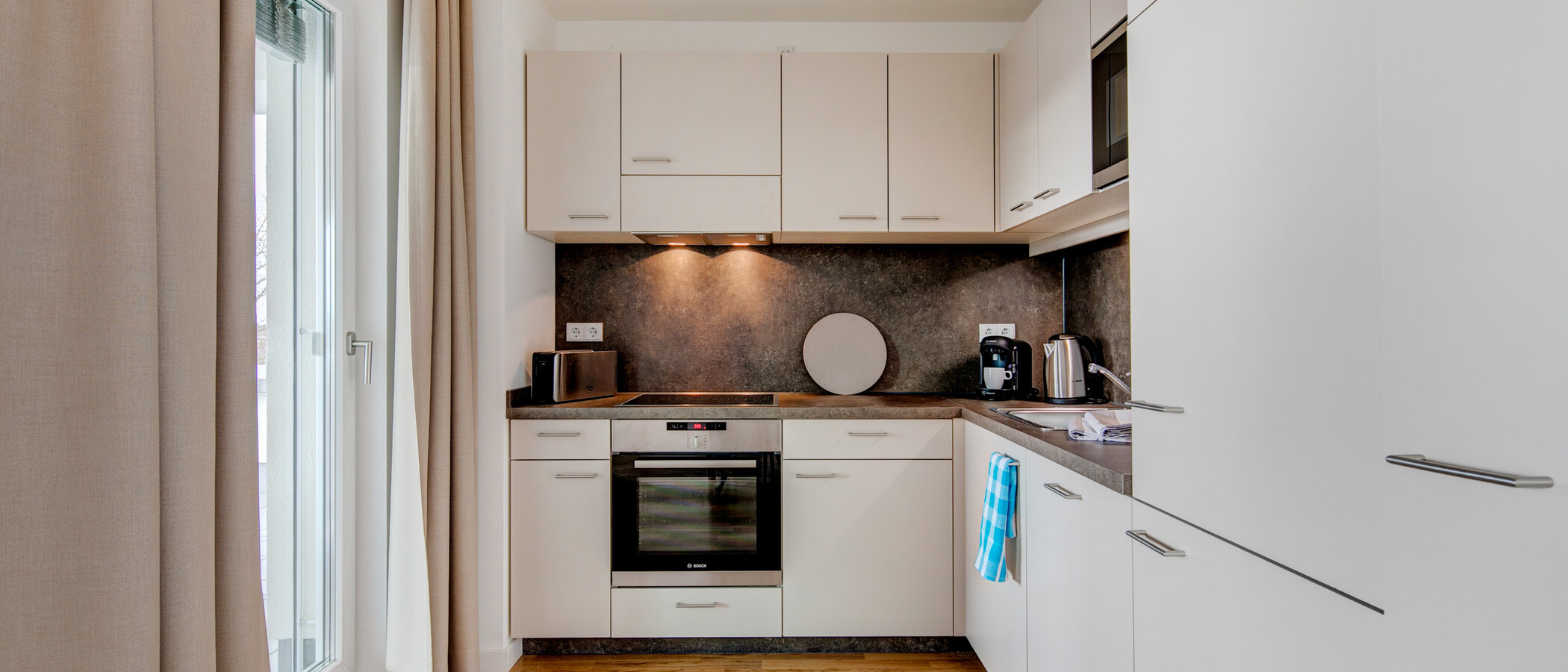 appartement sous les toits München Am Hart 01 cuisine 10439