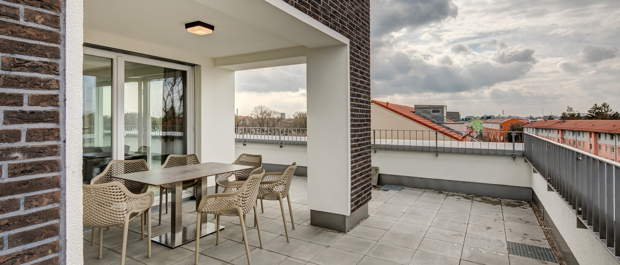 appartement sous les toits München Am Hart 01 terrasse 10439