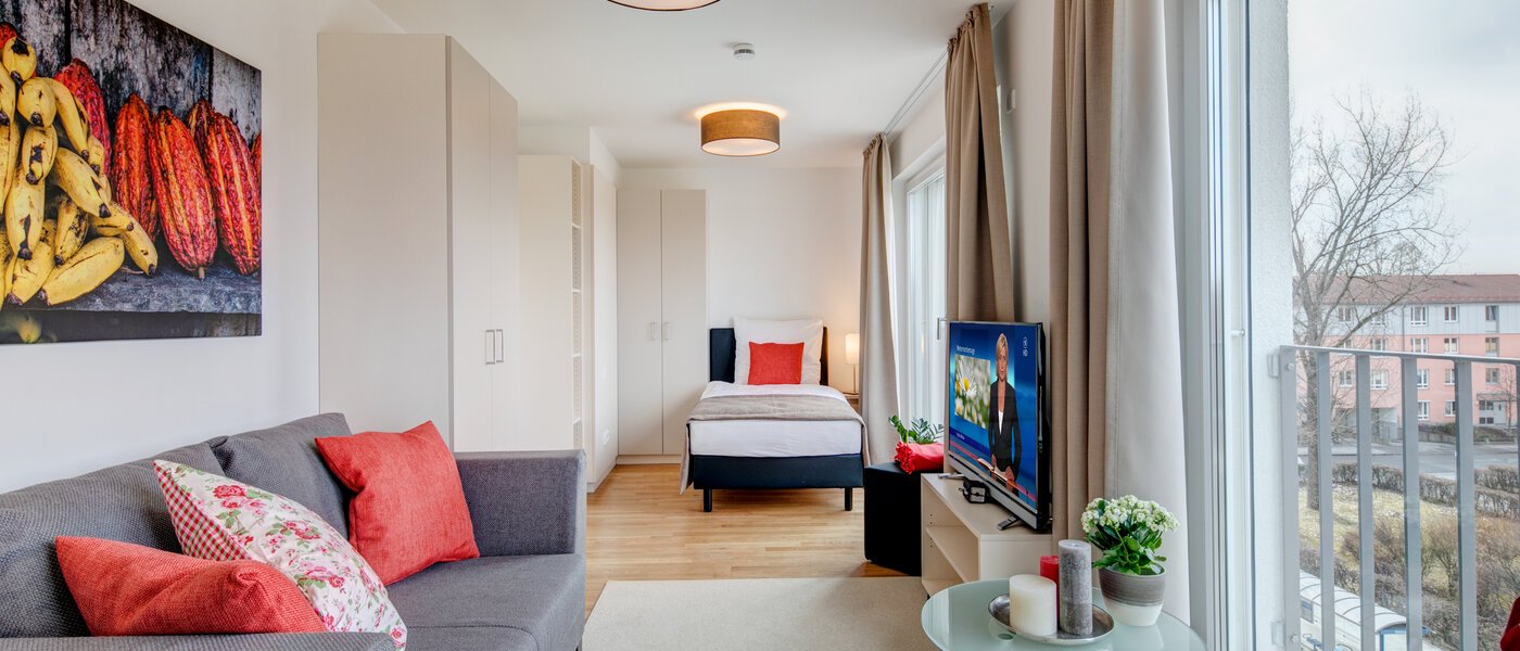 appartement München Am Hart 01 salon 10444